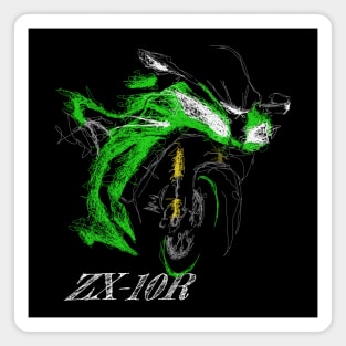 ZX10R 2020 Scribble Art Magnet